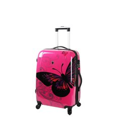 Cestovní kufr Madisson Butterfly Pink 55 cm